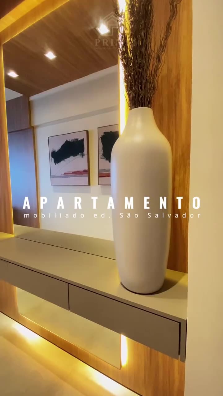 Tour em vídeo · Apartamento mobiliado no Edifício São Salvador